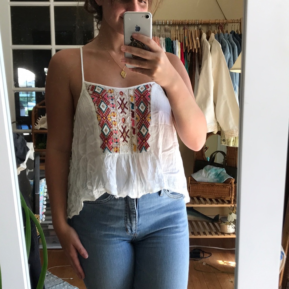 Urban Outfitters embroidered top